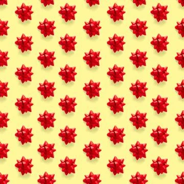Seamless regular creative Christmas pattern with New Year decorations. xmas M Stock Photos