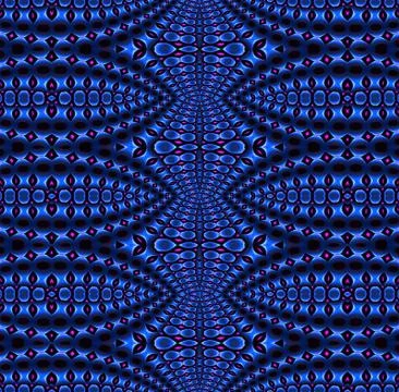 Seamless regular ellipses pattern blue black violet Stock Illustration