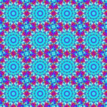 Seamless regular floral pattern light blue purple Stock Illustration