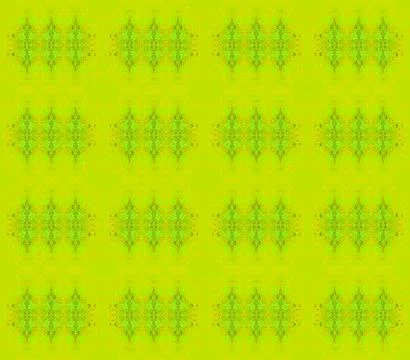 Seamless regular ornaments lemon lime green Stock Illustration