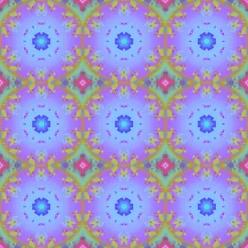 Seamless regular round pattern purple multicolored Stock Illustration