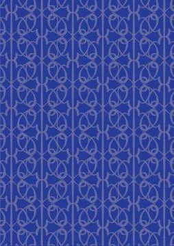 Seamless Repeat Pattern Blue Vector Background Stock Illustration