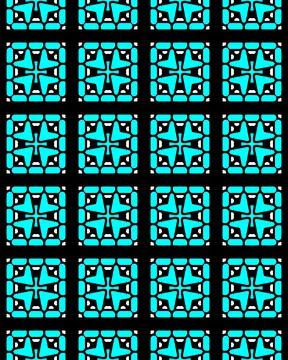 Seamless repeat pattern with rectangles of light blue elements Illustrazione stock