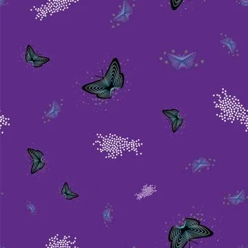 Seamless repeat pattern. Vector illustration. Stock Illustration