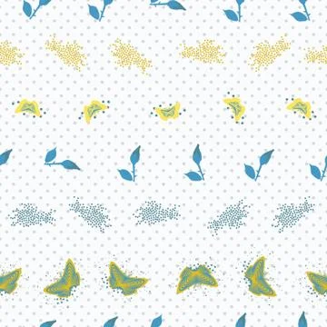 Seamless repeat pattern. Vector illustration. Illustrazione stock