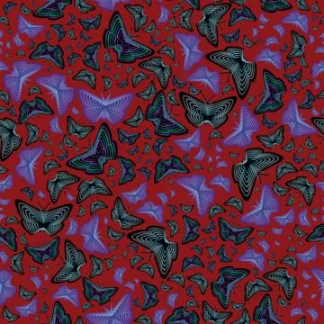 Seamless repeat pattern. Vector illustration. Stock Illustration