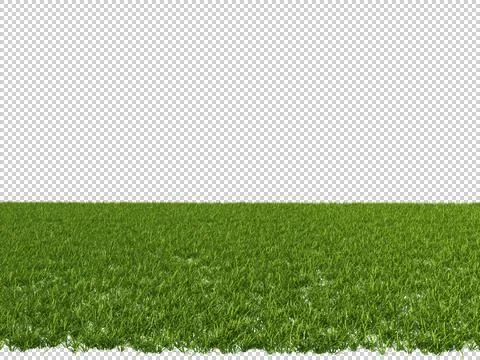 Seamless repeatable 3d rendering of a grass patch for architectural use 003 Stock Illustration