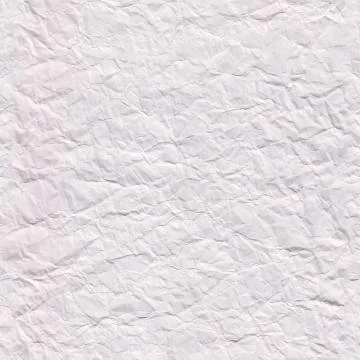 Seamless repeatable Crumpled White textured art paper texture Stock-Fotos