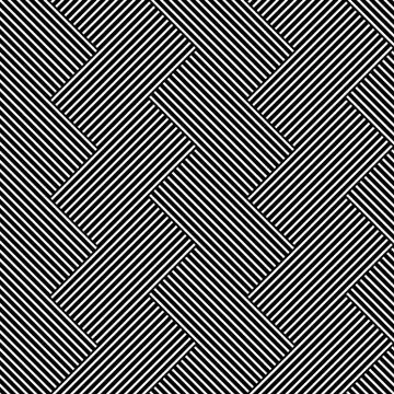 Seamless (repeatable) geometric abstract monochrome pattern. Tileable geometr Stock Illustration