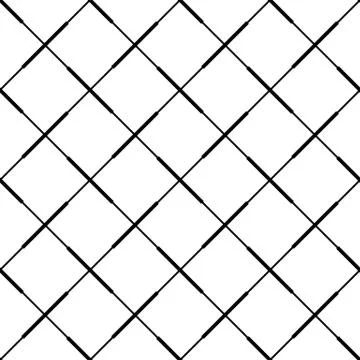 Seamless (repeatable) geometric abstract monochrome pattern. Tileable geometr Stock Illustration