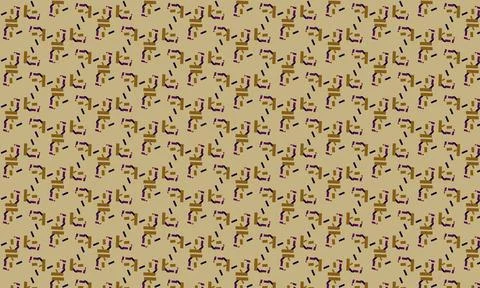 Seamless repeatable geometric pattern complex shapes with the texture of mashed Illustrazione stock