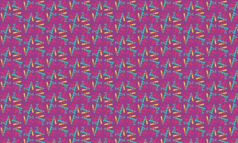 Seamless repeatable geometric pattern complex shapes with the texture of mashed Stock Illustration