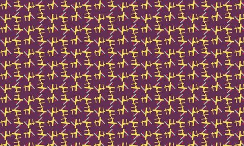 Seamless repeatable geometric pattern complex shapes with the texture of mashed Stock Illustration