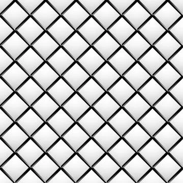 Seamless, repeatable patterns with beveled squares. Abstract grayscale, monoc 스톡 일러스트