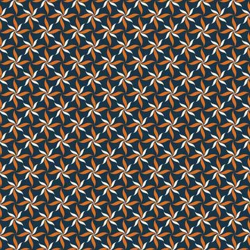 Seamless repeating abstract floral pattern. Vector image. Stock Illustration