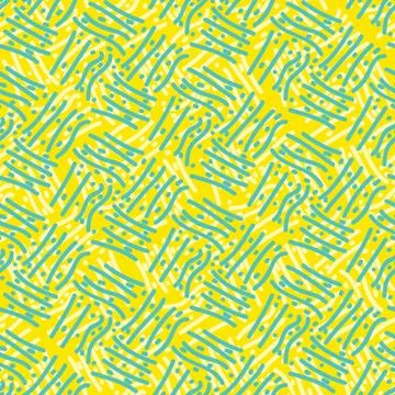 Seamless repeating background of lines and dots. Stock Illustration