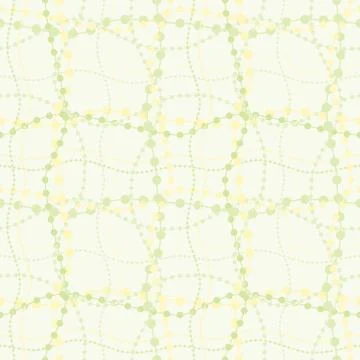 Seamless repeating background simulating beads on threads Illustrazione stock