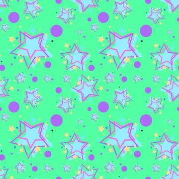 Seamless repeating background from stars Illustrazione stock