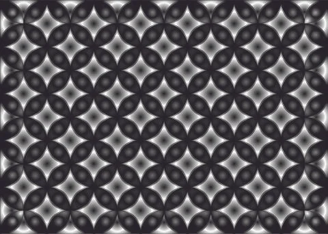 Seamless Repeating Geometric Patterns Illusion Stock Illustration