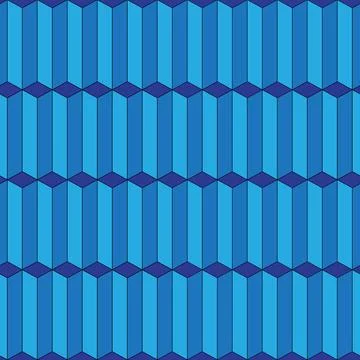 Seamless repeating isometric pattern of cubes Stock Illustration