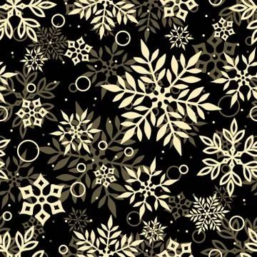 Seamless repeating New Year pattern 스톡 일러스트