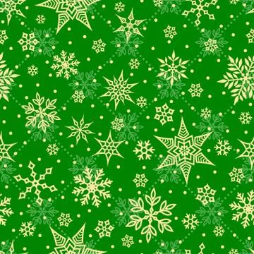 Seamless repeating New Year pattern Stock Illustration