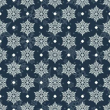 Seamless repeating New Year pattern Illustrazione stock