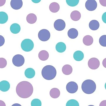 Seamless repeating pattern abstarct bright colorful circles shape. Modern geo Stock Illustration