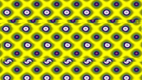 Seamless repeating pattern of abstract purple, yellow, and black geometric .. Stock Footage 342207156