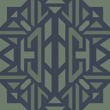 Seamless repeating pattern in art deco style Stock Illustration