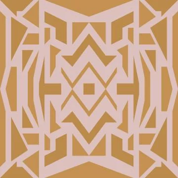 Seamless repeating pattern in art deco style Stock Illustration