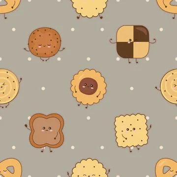 Seamless repeating pattern baked with love bakery 스톡 일러스트
