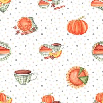 Seamless repeating pattern baking with love Stock Illustration