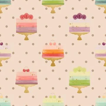 Seamless repeating pattern baking with love Illustrazione stock