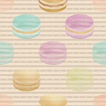 Seamless repeating pattern baking with love Illustrazione stock