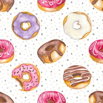 Seamless repeating pattern baking with love Stock Illustration