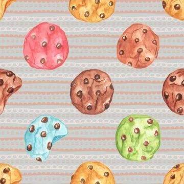 Seamless repeating pattern baking with love 스톡 일러스트