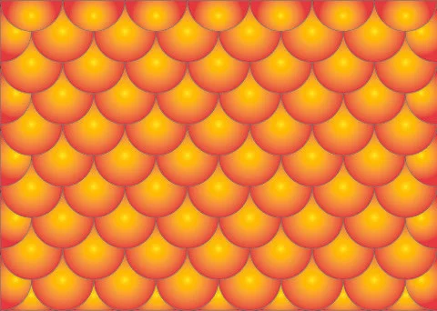 Seamless Repeating Pattern of Beautiful Fish Scales Stock Illustration