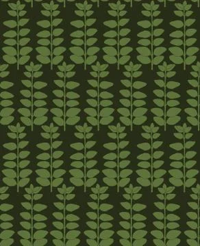 Seamless repeating pattern of branches Stock Illustration