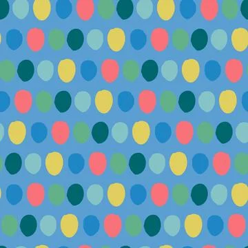 Seamless repeating pattern bright and vibrant in Christmas color combinations Stock Illustration