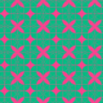 Seamless repeating pattern bright and vibrant in Christmas color combinations Stock Illustration