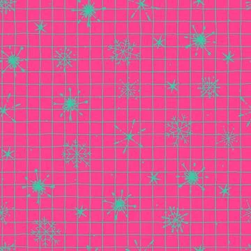 Seamless repeating pattern bright and vibrant in Christmas color combinations Illustrazione stock