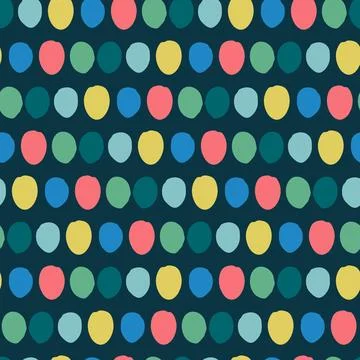 Seamless repeating pattern bright and vibrant in Christmas color combinations Illustrazione stock