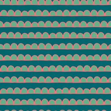 Seamless repeating pattern bright and vibrant in Christmas color combinations Illustrazione stock