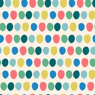 Seamless repeating pattern bright and vibrant in Christmas color combinations Stock Illustration