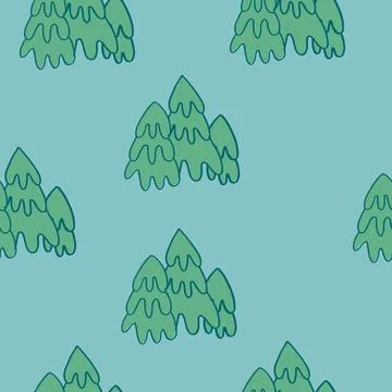 Seamless repeating pattern bright and vibrant in Christmas color combinations Illustrazione stock