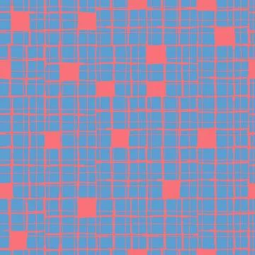 Seamless repeating pattern bright and vibrant in Christmas color combinations Stock Illustration