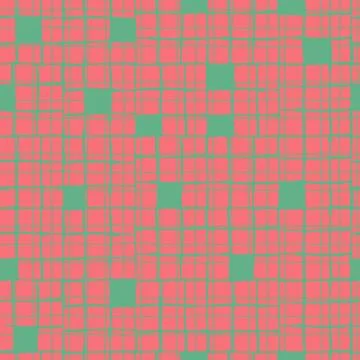 Seamless repeating pattern bright and vibrant in Christmas color combinations Stock Illustration