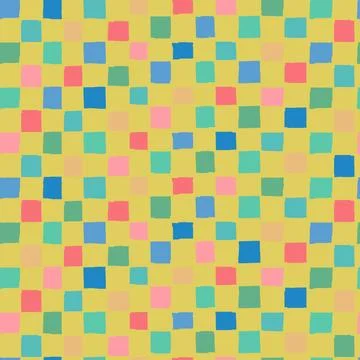 Seamless repeating pattern bright and vibrant in Christmas color combinations Stock Illustration