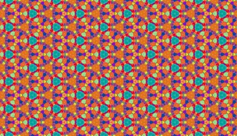 Seamless Repeating Pattern Bright Colorful Small Elements Ilustración de archivo